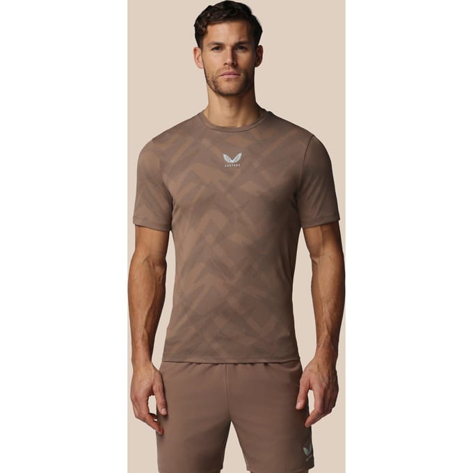 Heren Apex Engineered T-shirt - Diep Taupe