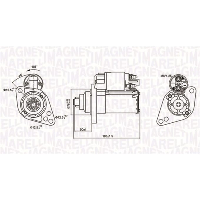 Starter MAGNETI MARELLI 063721294010