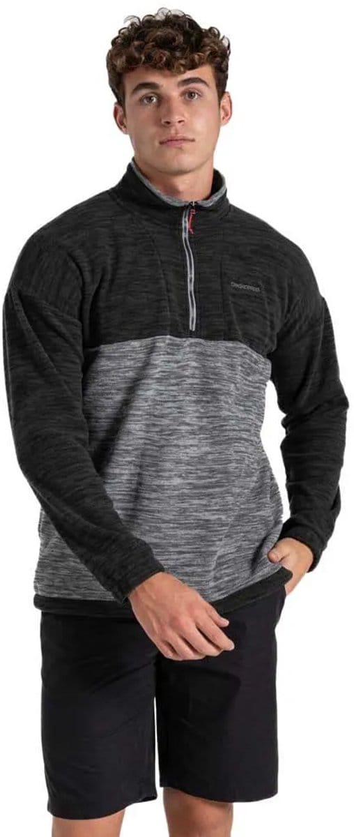 Craghoppers Esk Fleece Met Halve Rits Grijs L Man