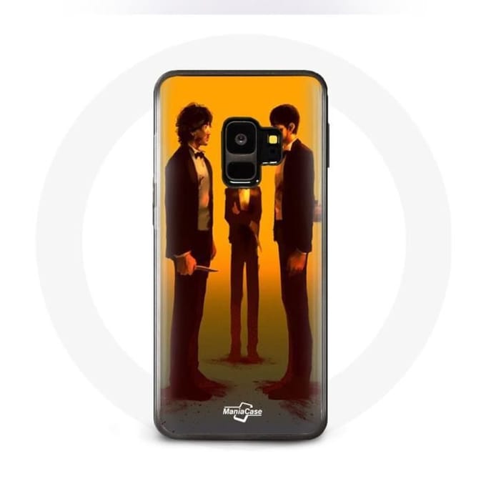 Case voor Samsung S9 plus Squid Game Seong Gi hun Cho Sang woo en Kang Sae Byeok Episode 9