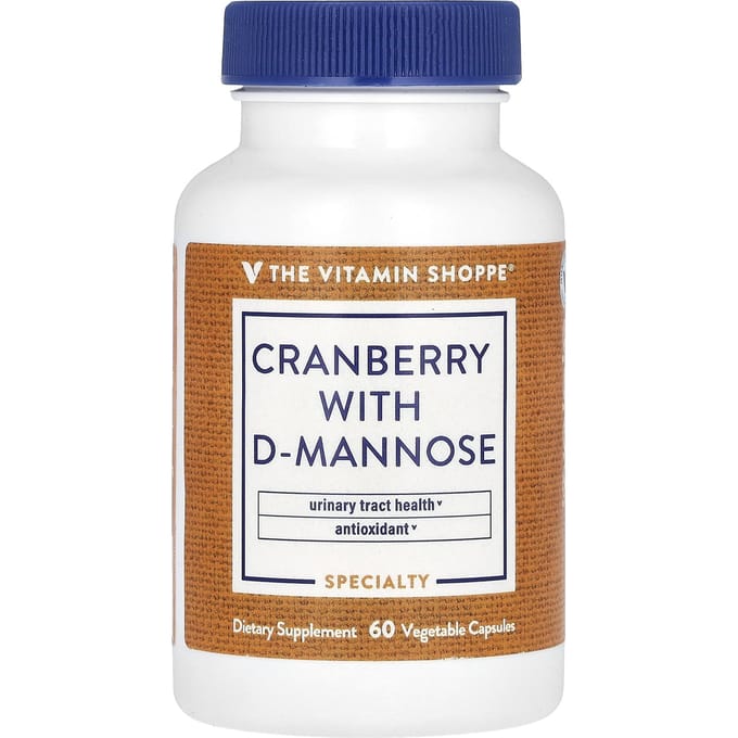 Cranberry met D-Mannose, 60 Veggie Capsules