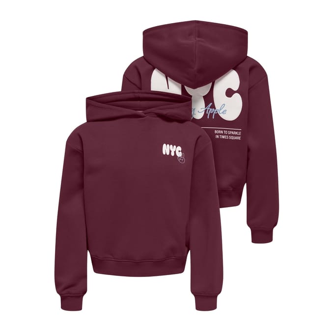 KIDS ONLY - KOGLIANA BOXY LS HOOD PRINTED SWT Meisjes Blazer/Colbert