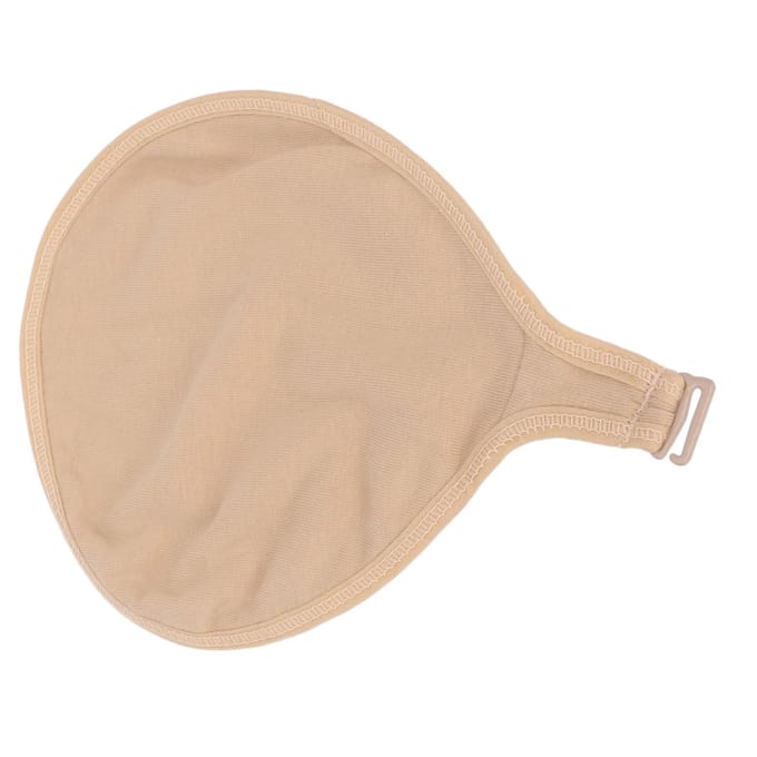 BH Inzetstuk Pad Zakje Zacht Ademend Draagbaar Haak Katoen BH Pad Mouwhoes voor Links of Rechts S beige