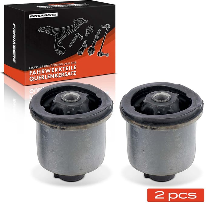 Frankberg 2x achterasrubber links rechts voor Dacia Duster HS Kasten