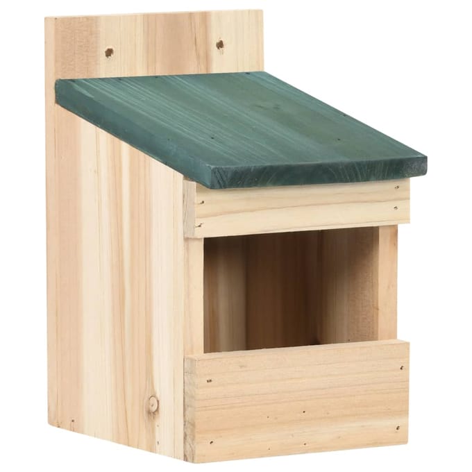 vidaXL - Vogelhuisjes - 4 - st - 12x16x20 - cm - vurenhout