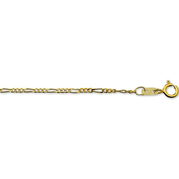 14K Geelgoud Armband Figaro 1,6 Mm 18 Cm 4028282