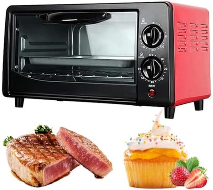 Compacte Oven - Keukenapparaat - Maaltijden Bereiden - Multifunctioneel - 11 Liter - Zwart