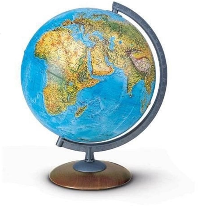 Tecnodidattica - Atlantis EU LED - Hout - Wereldbol - Ø30cm