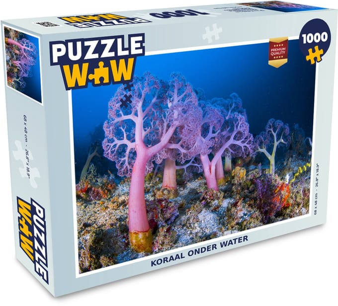 Puzzel Koraal onder water - Legpuzzel - Puzzel 1000 stukjes volwassenen