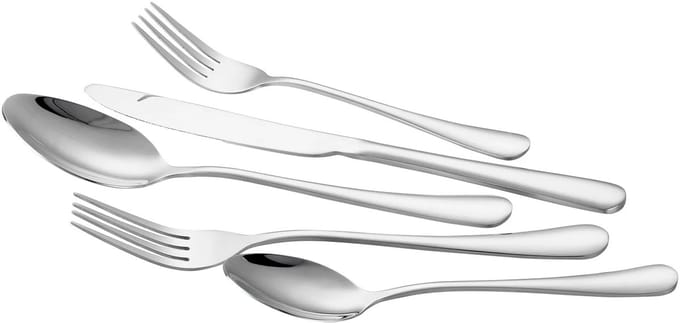 Betaalbare Goederen® Bestekset - 16-delig - Silver - Besteksets - Bestekset 12 Persoons - Vorken - Messen - Lepels