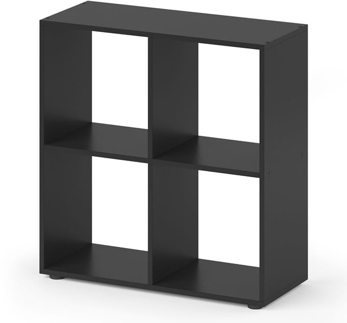 Vicco Tetra Ruimteverdeler – 72.6 x 72 cm Zwart