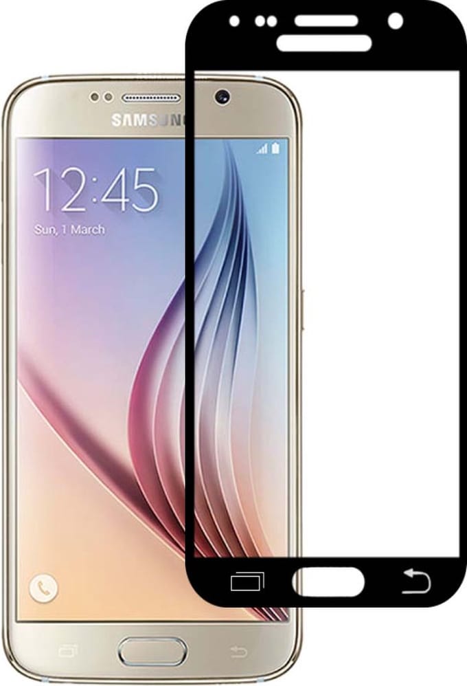 Smartphonica Screenprotector voor Samsung Galaxy S6 Edge van glas geschikt voor Samsung Galaxy S6 Edge