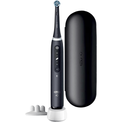 Oral-B iO 5S - Elektrische tandenborstel - Zwart - Met reisetui