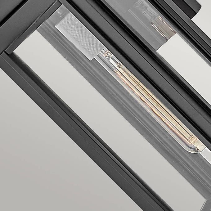 Hinkley LED Wand Buitenlamp Sag Harbor | 1X E27 Max 60W | IP44 | Dimbaar | Black