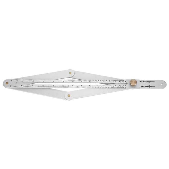 Goniometer Liniaal Multifunctionele Diagonale Plafond Profiler 4?Vouw Hoek Hoekzoeker white
