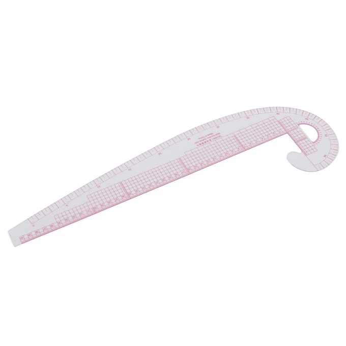 58cm 6501 Gebogen Liniaal Hoge Nauwkeurigheid Transparant Lichaam Plastic Gebogen Liniaal Naaien voor Naaien gray