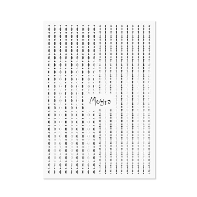 Moyra Nailart Strip Dots 02 Silver