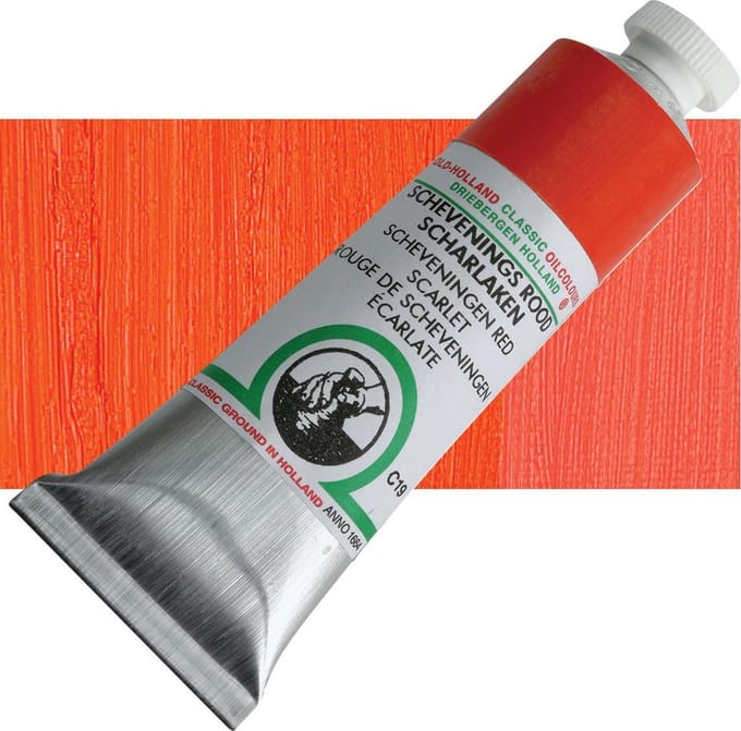 Oil paint Old Holland 40ml – 019 Scheveningen Red Scarlet