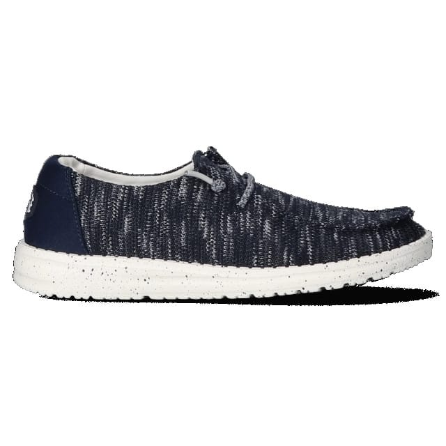 HEYDUDE Wendy Instappers blauw Canvas - Dames - Maat 38