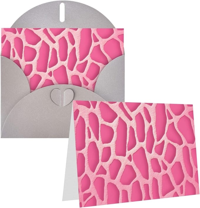 Wenskaarten Set - Blanco Kaarten - Diverse Gelegenheden - Parelmoer Afwerking - 15x10 cm - Grijs