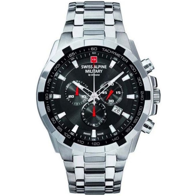 Swiss Alpine Military Star Fighter Chrono SAM7043.9137 mannen horloge