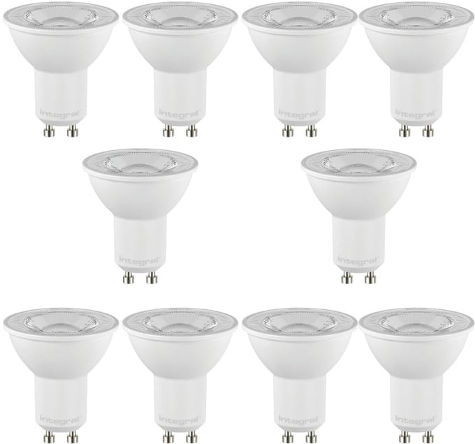 GU10 LED Spot (MR16) - 4.9W - Daglicht 6500K - 10 pack