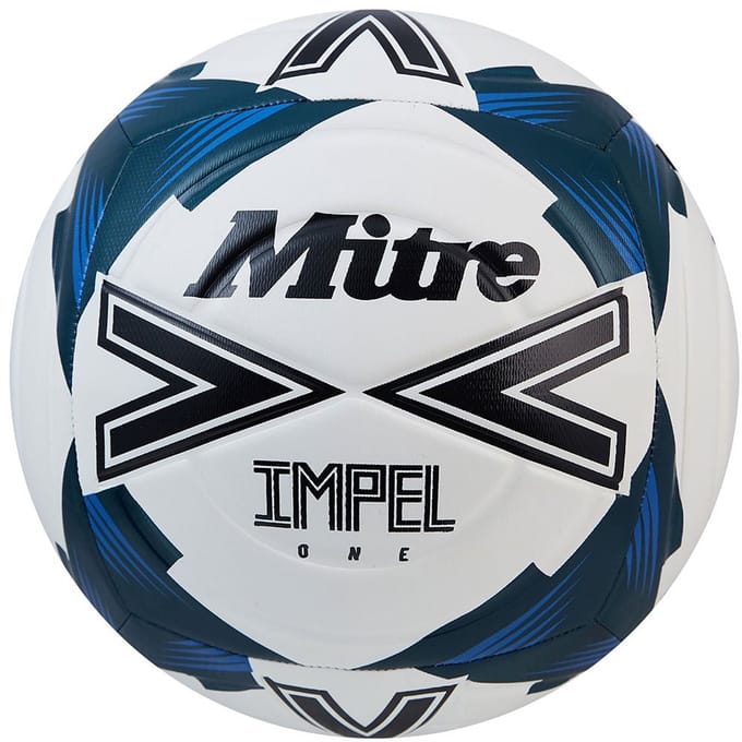 Mitre Impel One Voetbal Blauw 2
