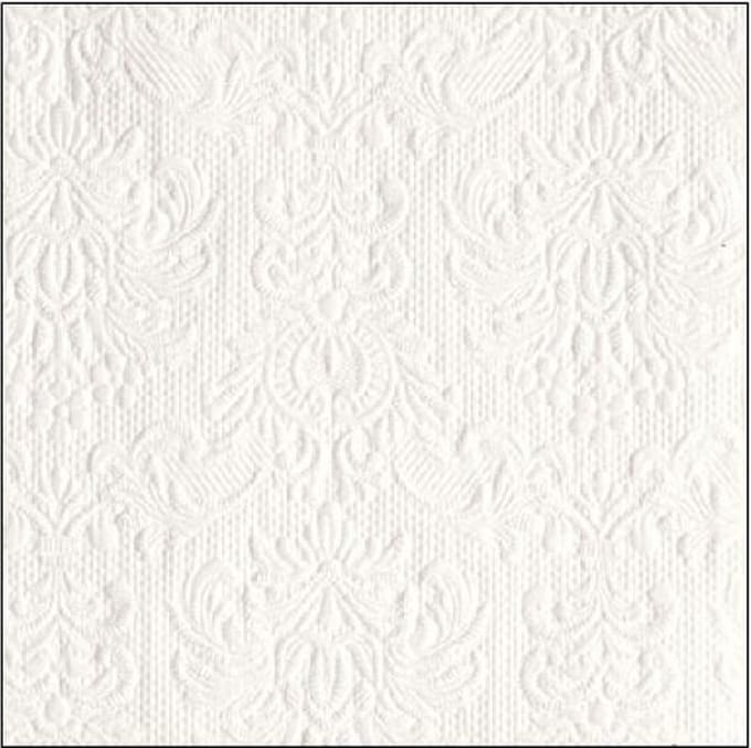 Ambiente - Papieren Servetten 25 Elegance White - FSC Mix - 12.5x12.5 cm