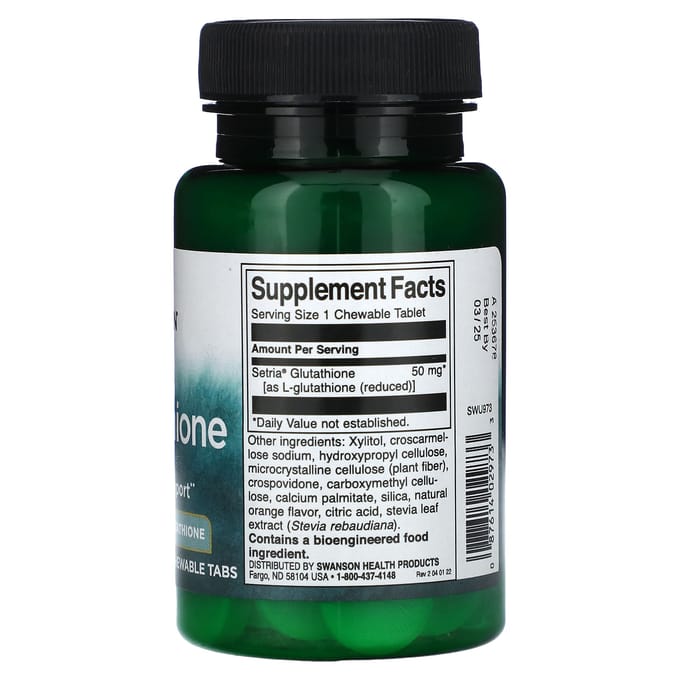 L-Glutathion, Comprimés à croquer 60 comprimés (50 mg par comprimé)