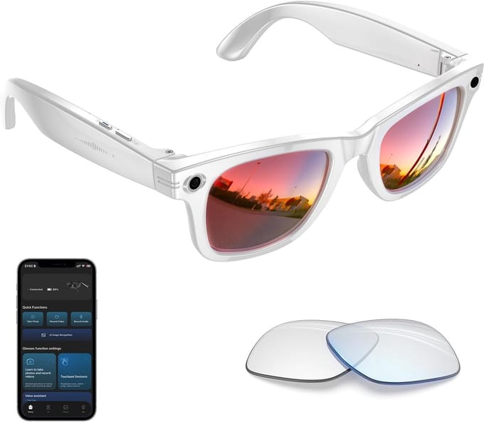 Smart Glasses - Slimme Bril met Camera - Smart bril - speaker