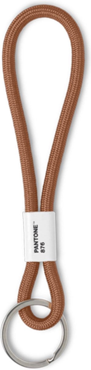 Copenhagen Design - Sleutelhanger Klein - Bronze 876 - Nylon - Bruin