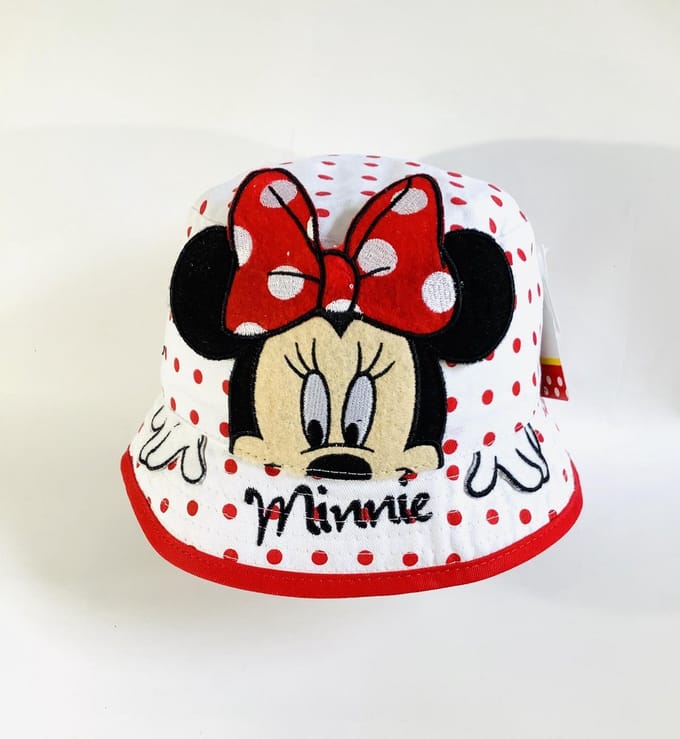 Minnie Mouse hoedje wit maat 52