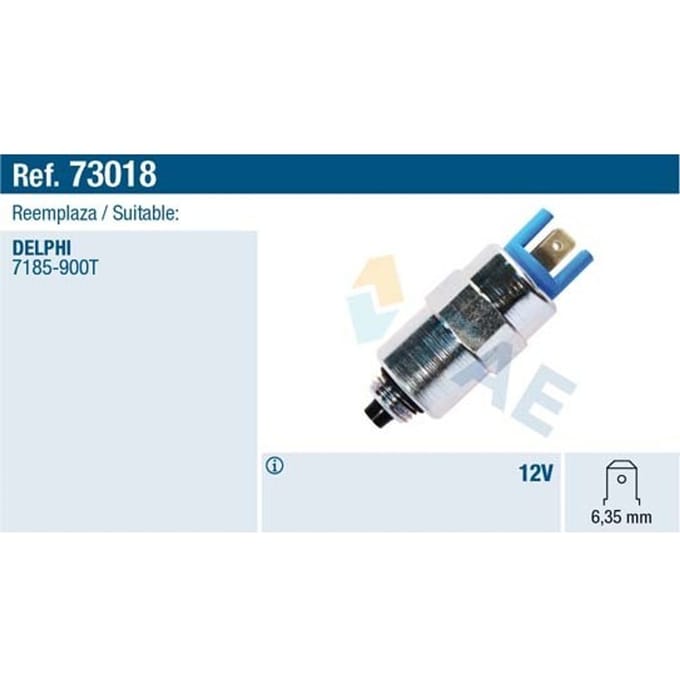Elementen van de verdelerpomp FAE 73018