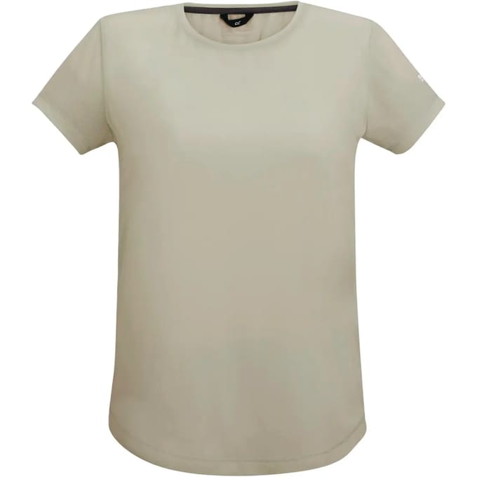 Mindo dames T-shirt met korte mouwen en anti-insectenprint van mesh