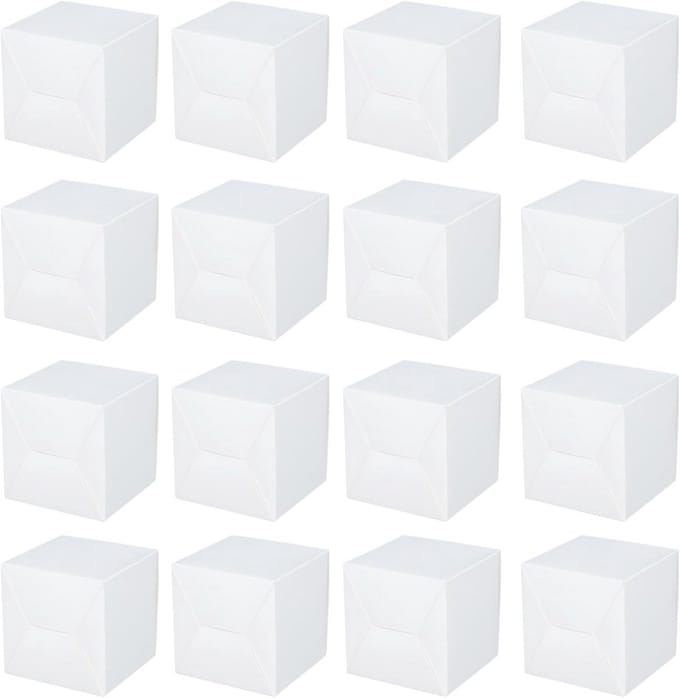 50 Stuks Kraft Papier Geschenkdozen voor Feesten en Verjaardagen