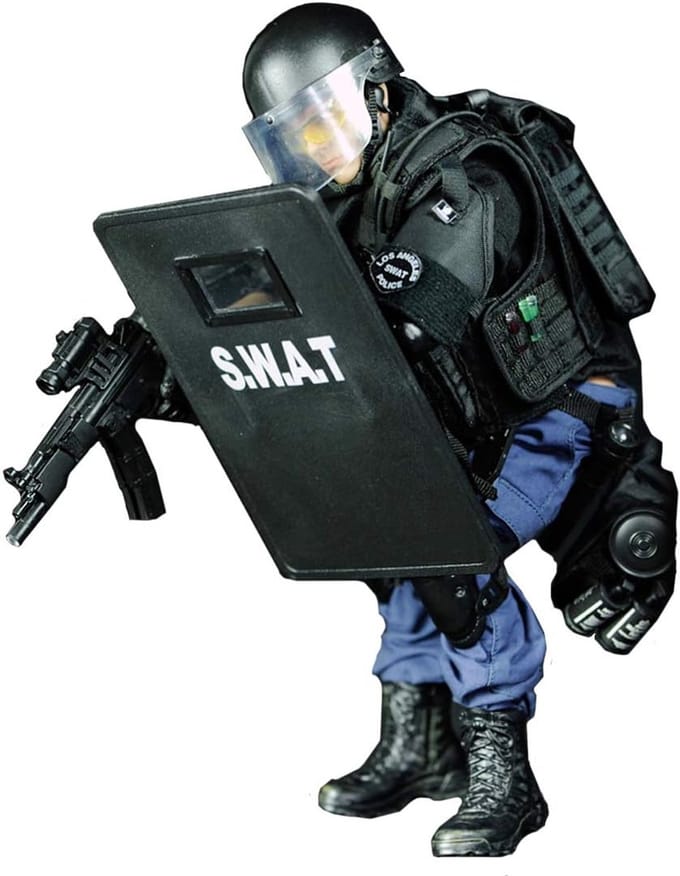 Uitgebreide Set Militaire Actiefiguren 1/6 Schaal met Accessoires