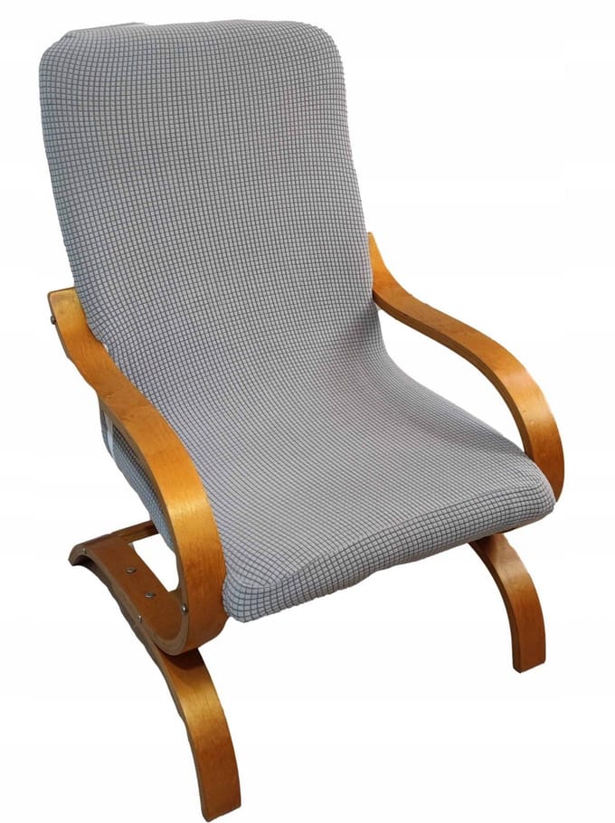Meble odNowa Finka - Jacquard Stoelhoes - Grijs - Sterk - Elastisch