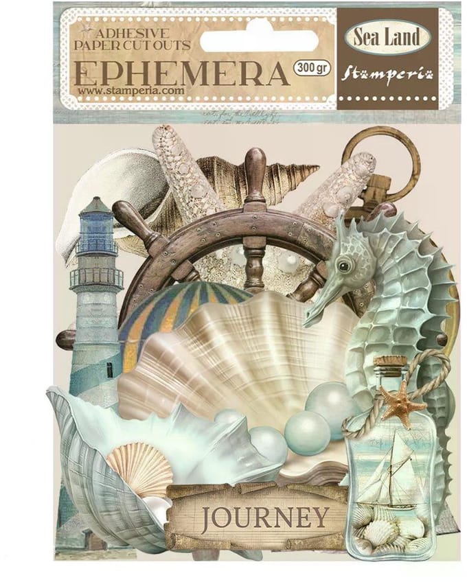 Stamperia - Sea Land Ephemera (DFLCT43)