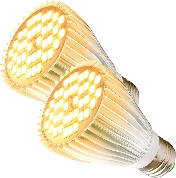 HEZIVO® Professionele Groeilamp Planten - Kweeklamp LED Verlichting - 2 Stuks