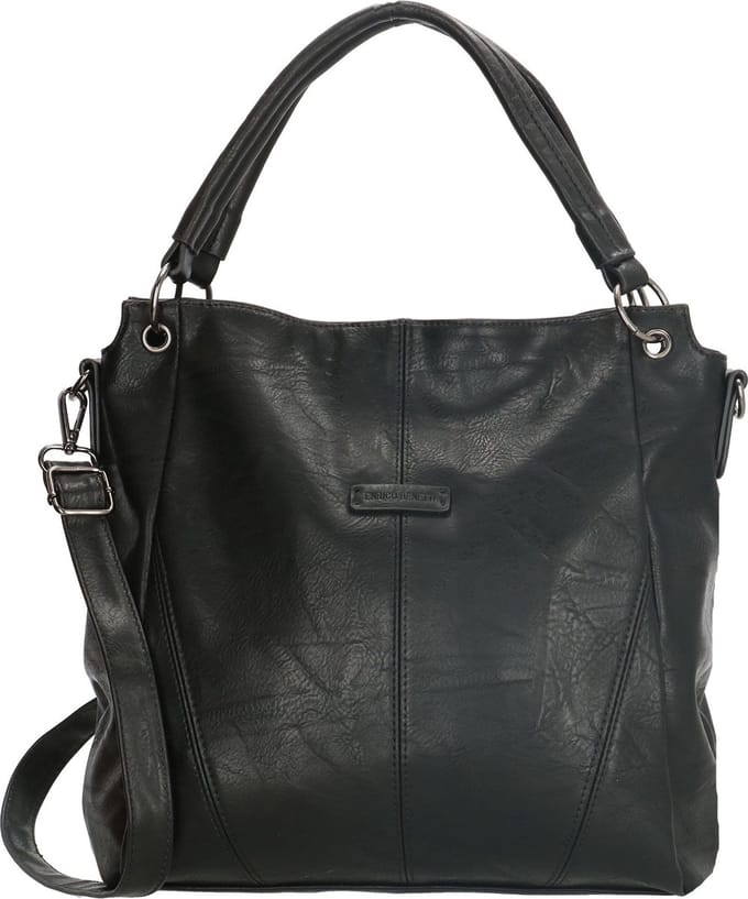 Enrico Benetti Caen 66341 Handtas schoudertas buideltas - Zwart