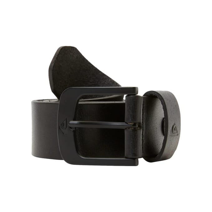 Quiksilver The Everydaily 3 Leather Riem - Black