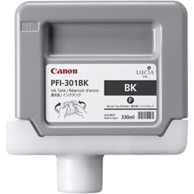 Canon PFI-301BK inktcartridge zwart (origineel)