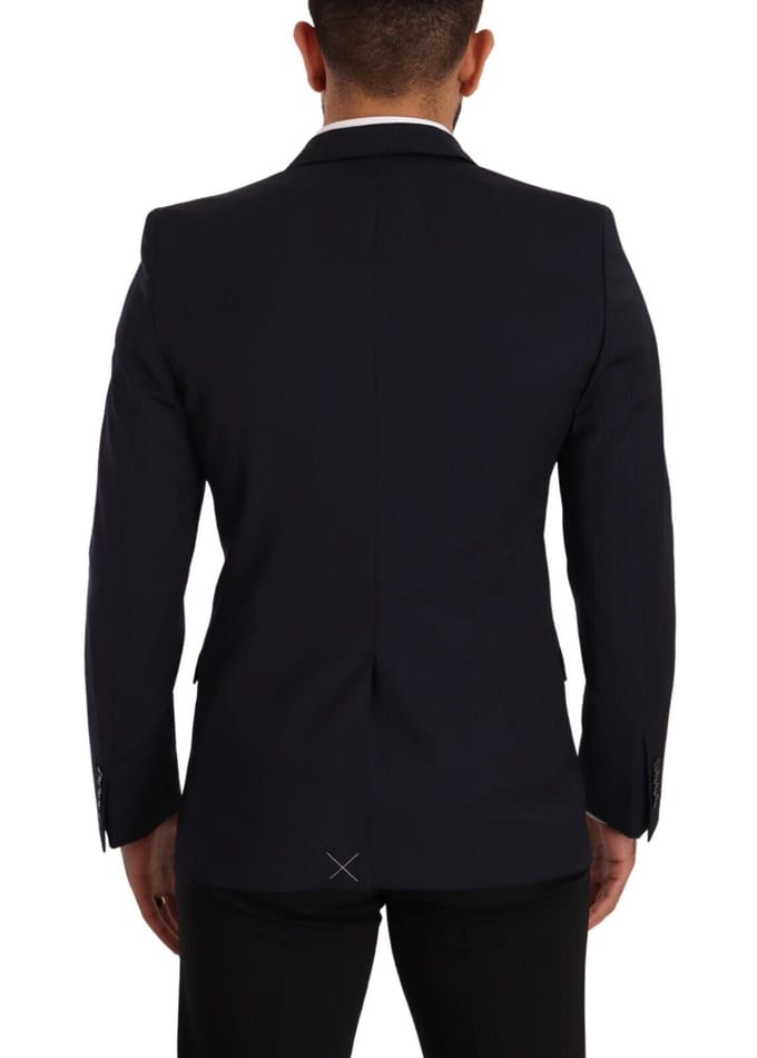 Dolce & Gabbana Heren Donkerblauwe Eenknopsjas MARTINI Blazer