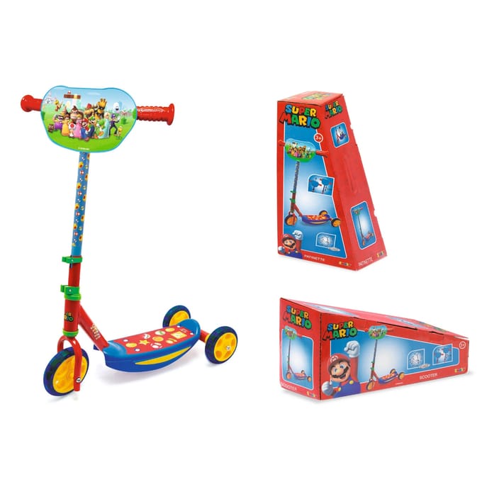 Smoby - Super Mario Step - Step - Scooter - Stuur in de hoogte verstelbaar - Vanaf 3 jaar