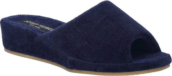 josef seibel - MARSEILLE 01 - Dames pantoffels - Kleur: Blauw - Maat: 37