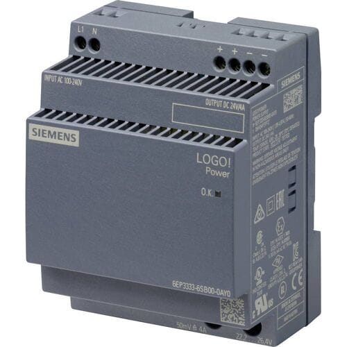 Siemens Logo!power 24 v / 4 A stabilized Stroom supply