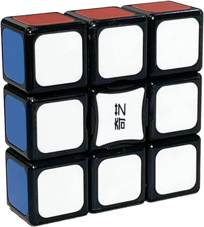 1x3x3 Puzzel Kubus Zwart Speed Cube Educatief Speelgoed