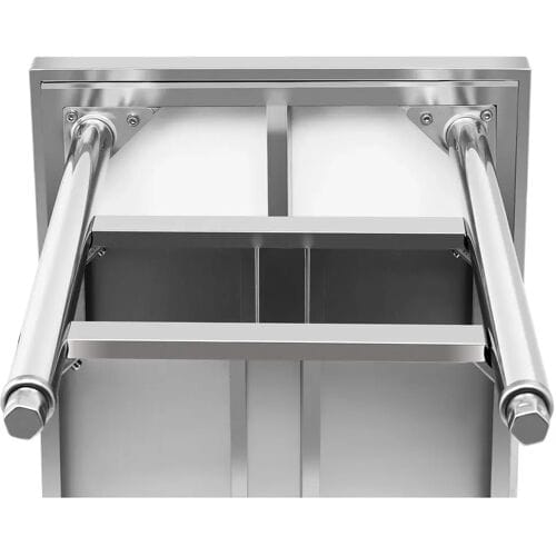 RVS werktafel - ECO - 150 x 70 cm - 500 kg - tussenplank - Royal Catering RCWT-150X70-3L-E