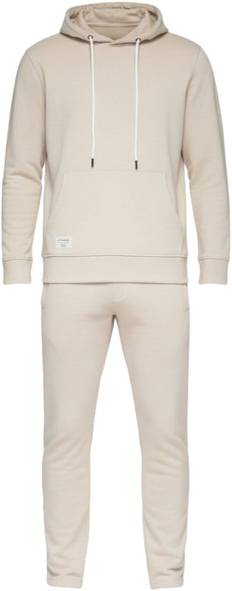 OMBRE Set - Katoen - Lange Mouw - Effen Lichtgrijs L