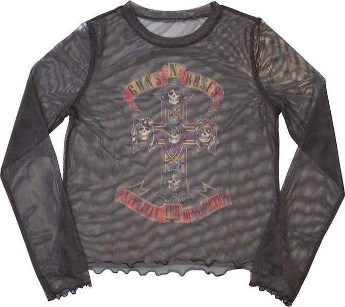 Guns N' Roses - Appetite For Destruction Longsleeve top - M - Zwart